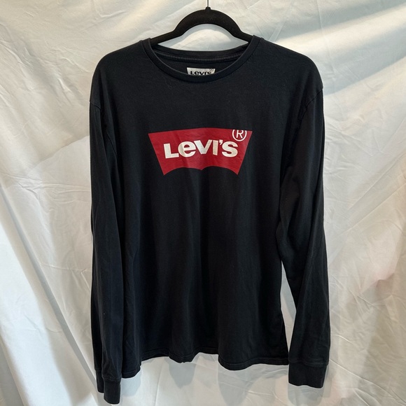 Levi's Charcoal Crew Neck Tee - Picture 1 of 3